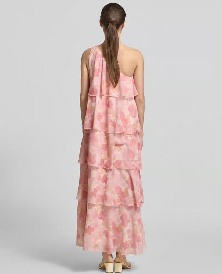 Vero Moda Uitlopend maxi-jurk met ruchedetail model 'FELICIA' - Foto 2