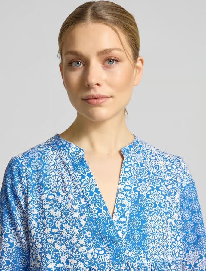 Vero Moda Uitlopende blousejurk van puur katoen model 'DICTHE'
