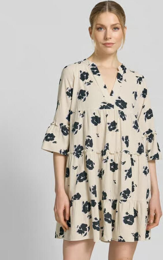 Vero Moda Uitlopende blousejurk van puur katoen model 'DICTHE' - Foto 2