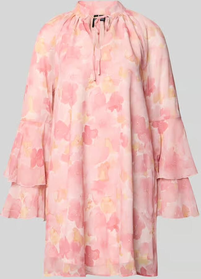 Vero Moda Uitlopende cocktailjurk met all-over motief - Foto 2