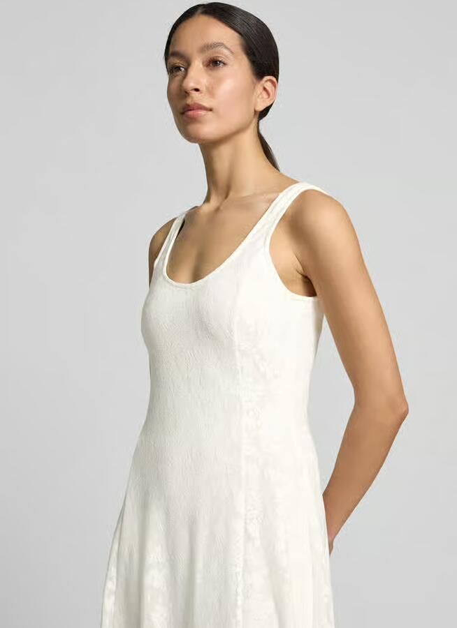 Vero Moda Uitlopende kanten jurk met smalle bandjes model 'SALINA' - Foto 2