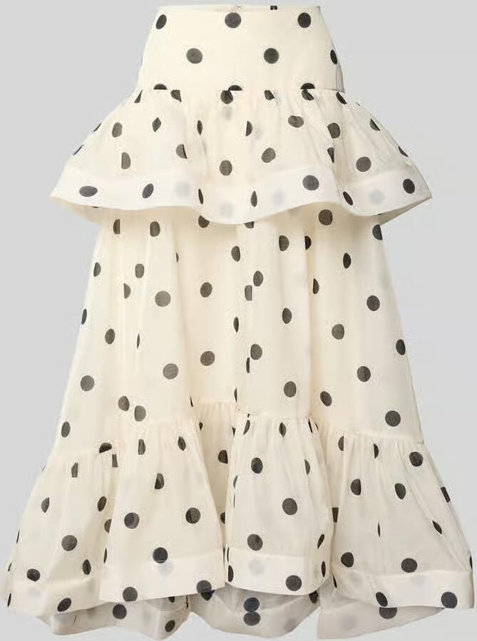 Vero Moda Uitlopende maxi-rok met volants model 'DOROTHY' - Foto 2