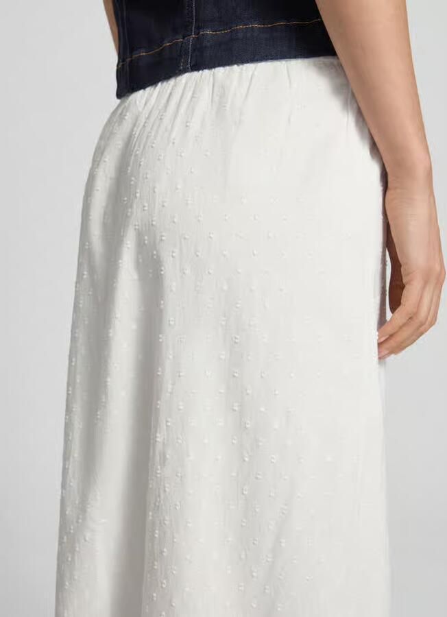 Vero Moda Uitlopende maxi-rok van puur katoen model 'TRINE' - Foto 4