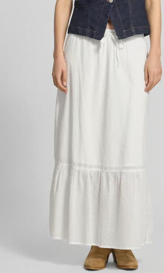 Vero Moda Uitlopende maxi-rok van puur katoen model 'TRINE' - Foto 5