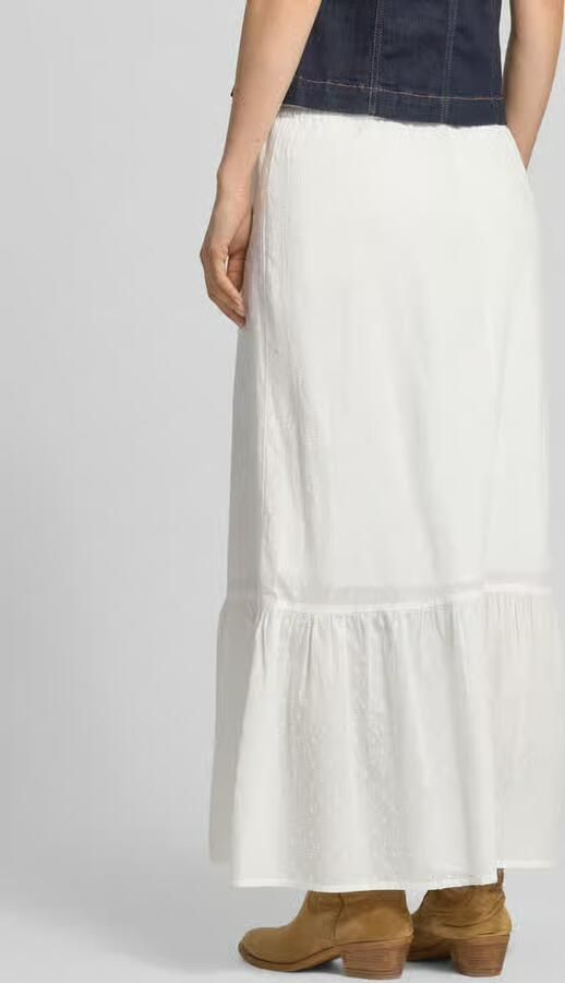 Vero Moda Uitlopende maxi-rok van puur katoen model 'TRINE' - Foto 6