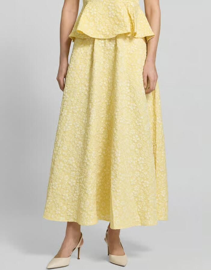 Vero Moda Uitlopende maxirok met structuurpatroon model 'FIONA' - Foto 2