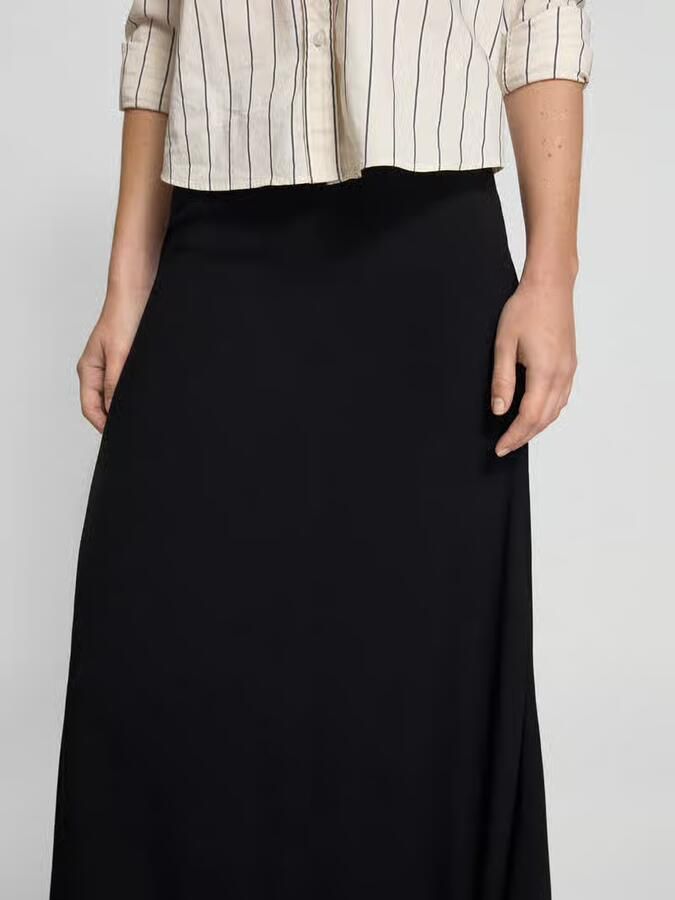 Vero Moda Uitlopende midirok van pure viscose model 'ALBA' - Foto 6