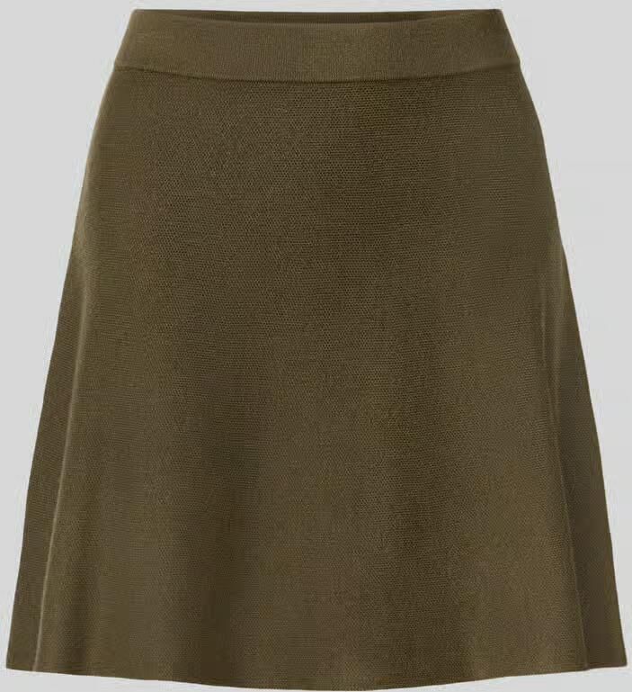 Vero Moda Uitlopende mini-rok van mix van viscose en katoen model 'ELLY' - Foto 2