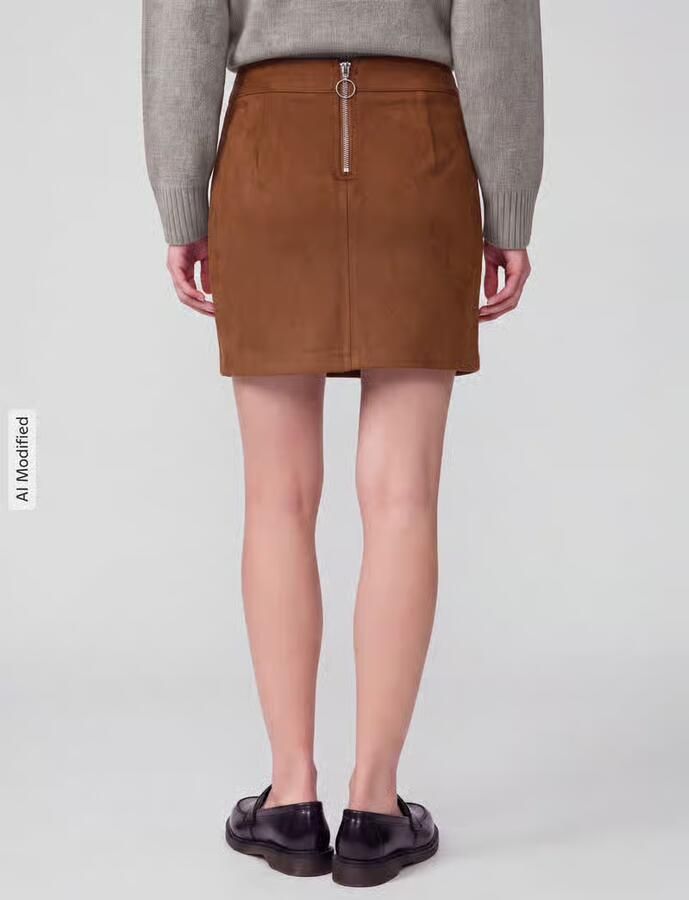 Vero Moda Uitlopende mini-rok van puur katoen model 'DONNADINA' - Foto 2