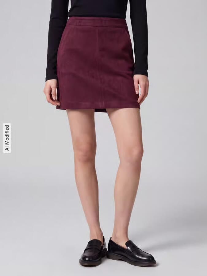 Vero Moda Uitlopende mini-rok van puur katoen model 'DONNADINA' - Foto 3