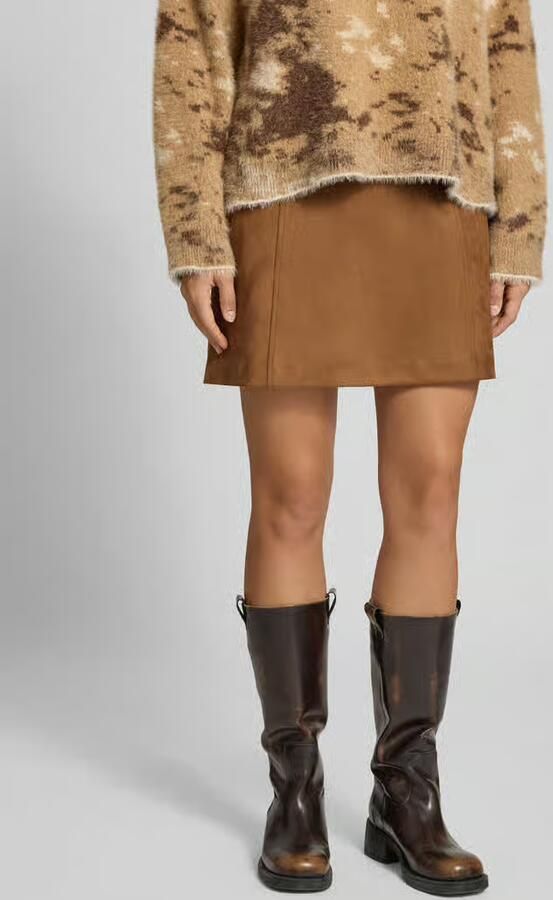 Vero Moda Uitlopende minirok met deelnaden model 'DONNAHAZEL' - Foto 2