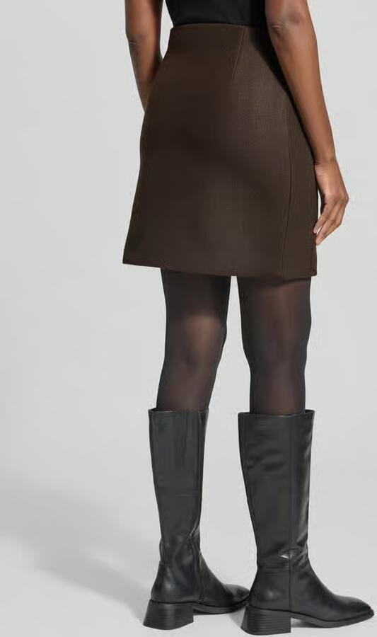 Vero Moda Uitlopende minirok met naadritssluiting model 'FORTUNEALLISON' - Foto 3