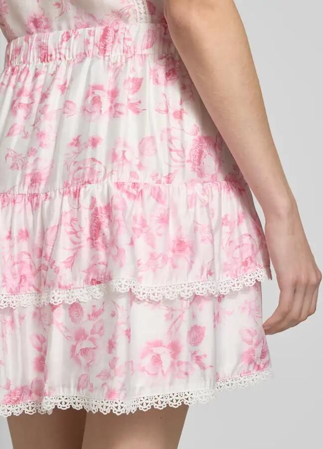 Vero Moda Uitlopende rok van viscosemix model 'BLISS'