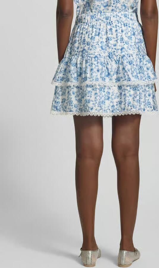Vero Moda Uitlopende rok van viscosemix model 'BLISS' - Foto 4
