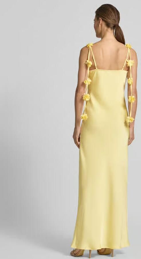 Vero Moda Vloeiende maxi-jurk met bloemenapplicaties model 'ANALEI'
