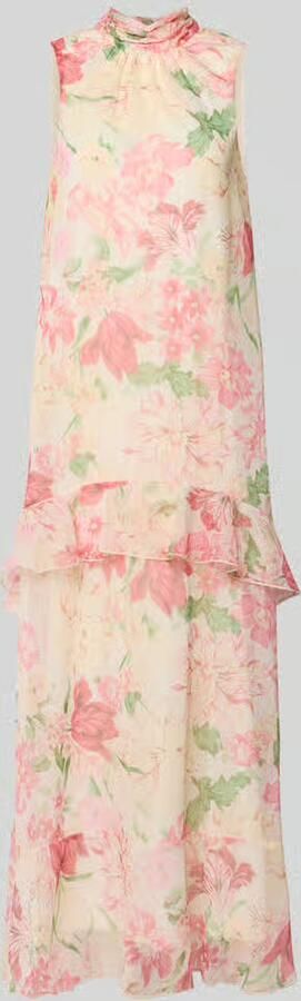 Vero Moda Vloeiende maxi-jurk met ruchedetail model 'SANNA' - Foto 2