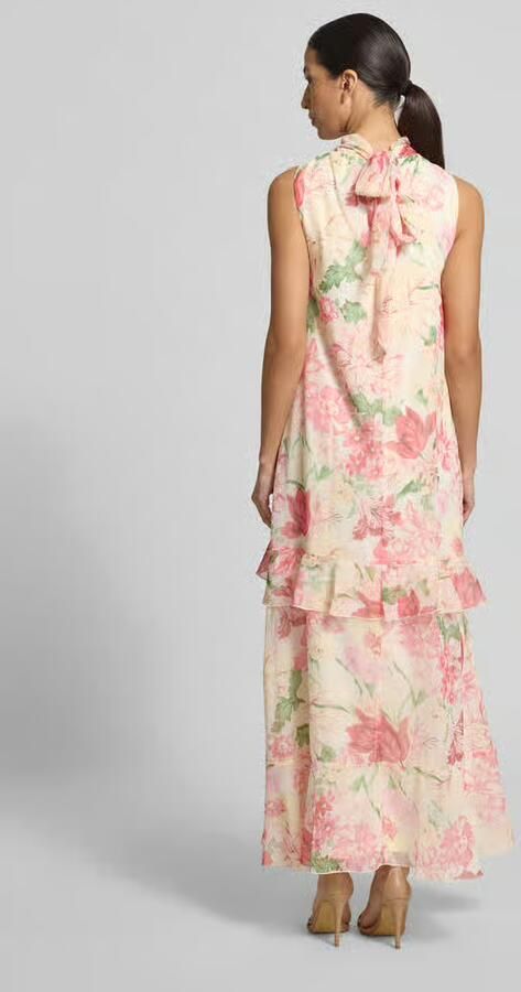 Vero Moda Vloeiende maxi-jurk met ruchedetail model 'SANNA'