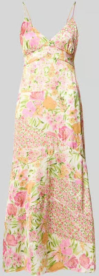 Vero Moda Vloeiende maxi-jurk van satijn model 'ALTHEA' - Foto 2