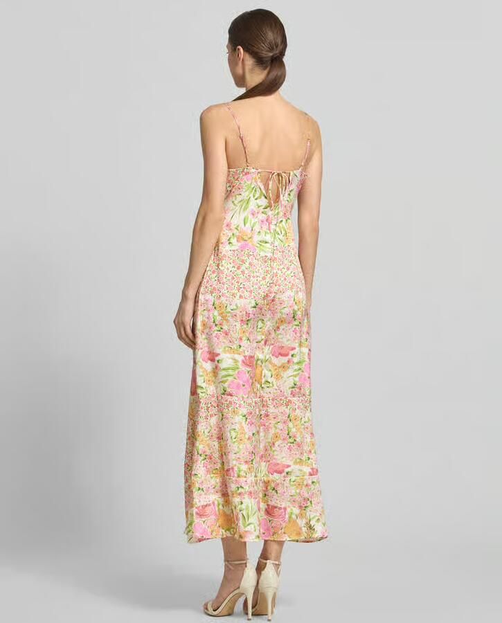 Vero Moda Vloeiende maxi-jurk van satijn model 'ALTHEA'
