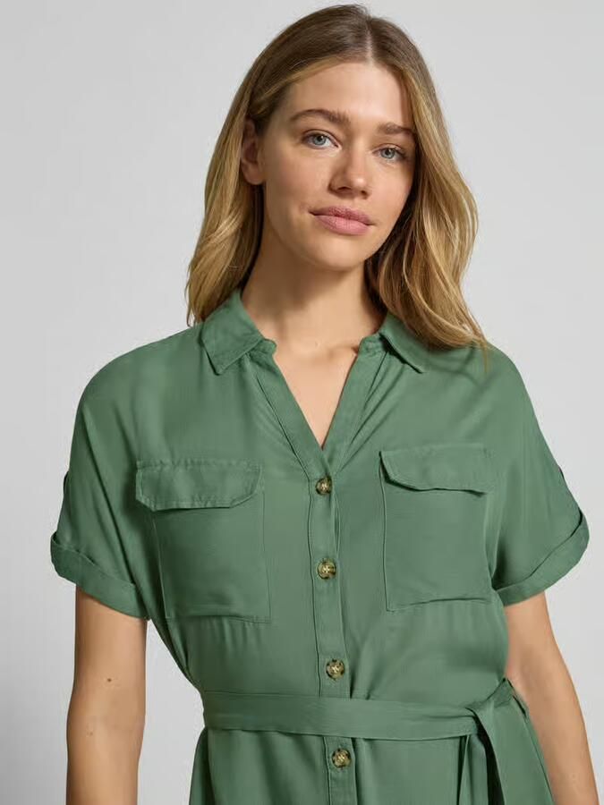 Vero Moda Vloeiende vrijetijdsjurk van pure viscose model 'BUMPY'