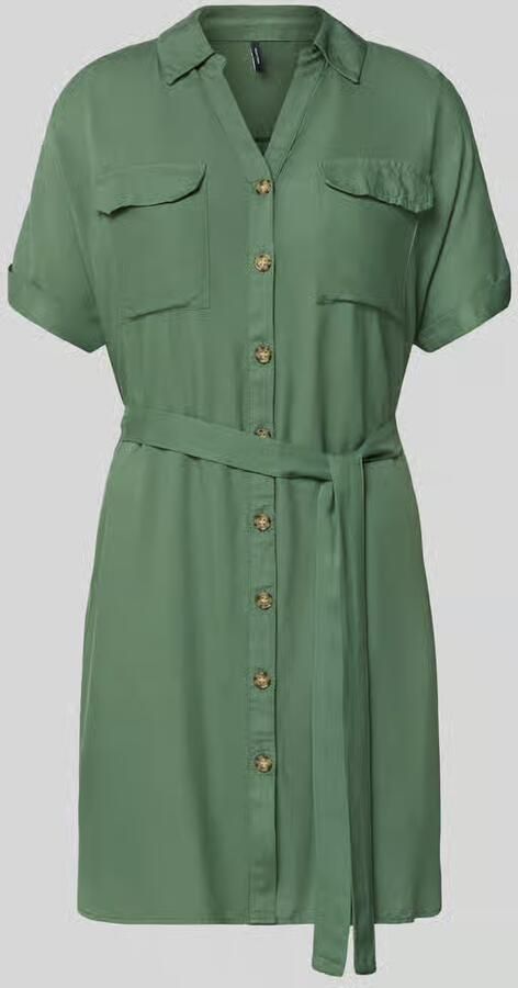 Vero Moda Vloeiende vrijetijdsjurk van pure viscose model 'BUMPY' - Foto 2