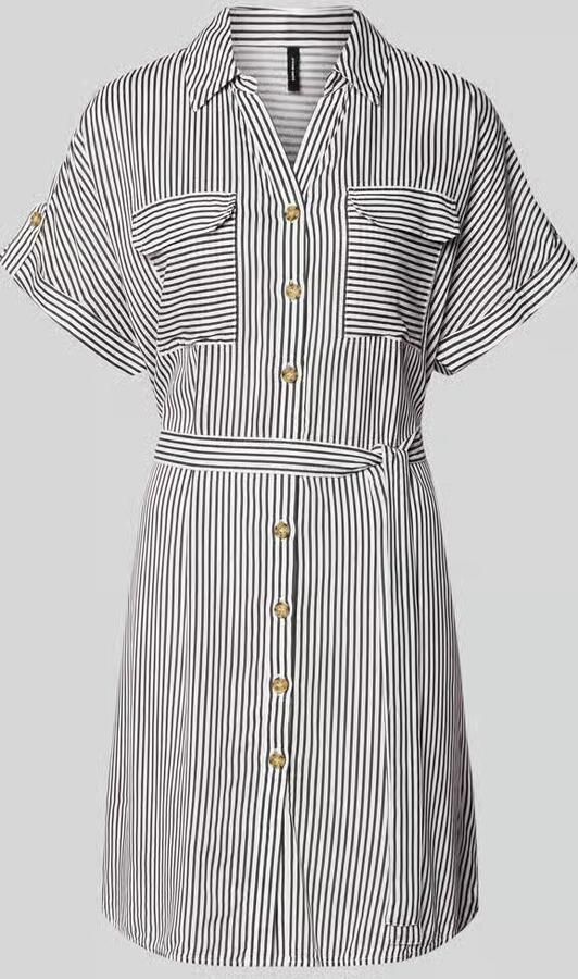 Vero Moda Vloeiende vrijetijdsjurk van pure viscose model 'BUMPY' - Foto 9