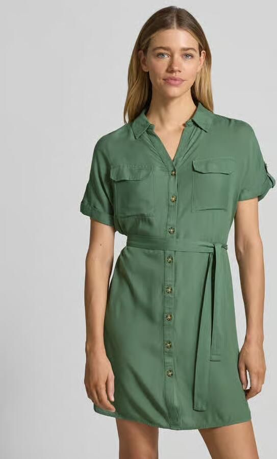 Vero Moda Vloeiende vrijetijdsjurk van pure viscose model 'BUMPY' - Foto 3