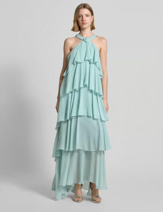 Vero Moda Volant avondjurk met V-hals model 'FELICIA' - Foto 3