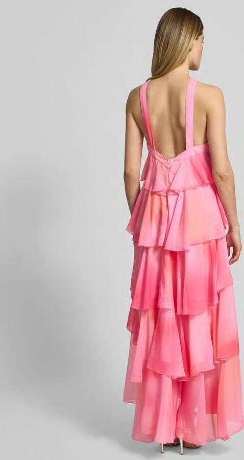 Vero Moda Avondjurk in A-lijn met diep rugdecolleté model 'FELICIA' - Foto 4