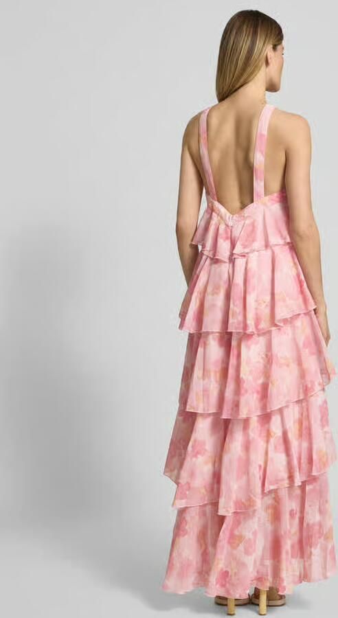Vero Moda Volant avondjurk met V-hals model 'FELICIA' - Foto 3