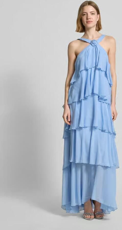 Vero Moda Volant avondjurk met V-hals model 'FELICIA' - Foto 3