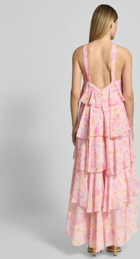 Vero Moda Volant avondjurk met V-hals model 'FELICIA' - Foto 3