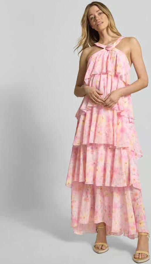 Vero Moda Volant avondjurk met V-hals model 'FELICIA' - Foto 2