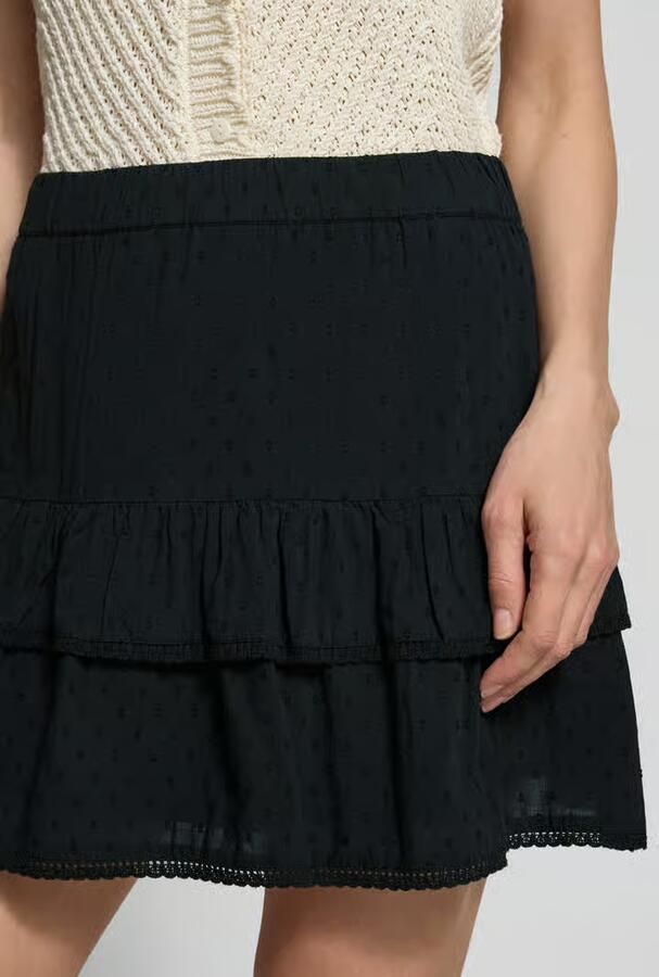 Vero Moda Volant mini-rok van puur katoen 'TRINE'