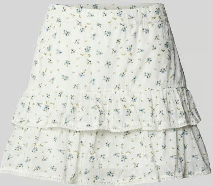 Vero Moda Volant mini-rok van puur katoen 'TRINE' - Foto 2