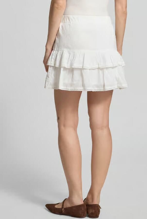 Vero Moda Volant mini-rok van puur katoen 'TRINE' - Foto 3