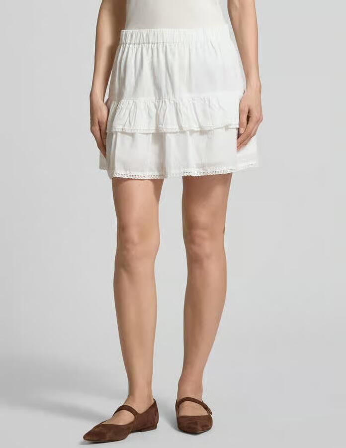 Vero Moda Volant mini-rok van puur katoen 'TRINE' - Foto 2
