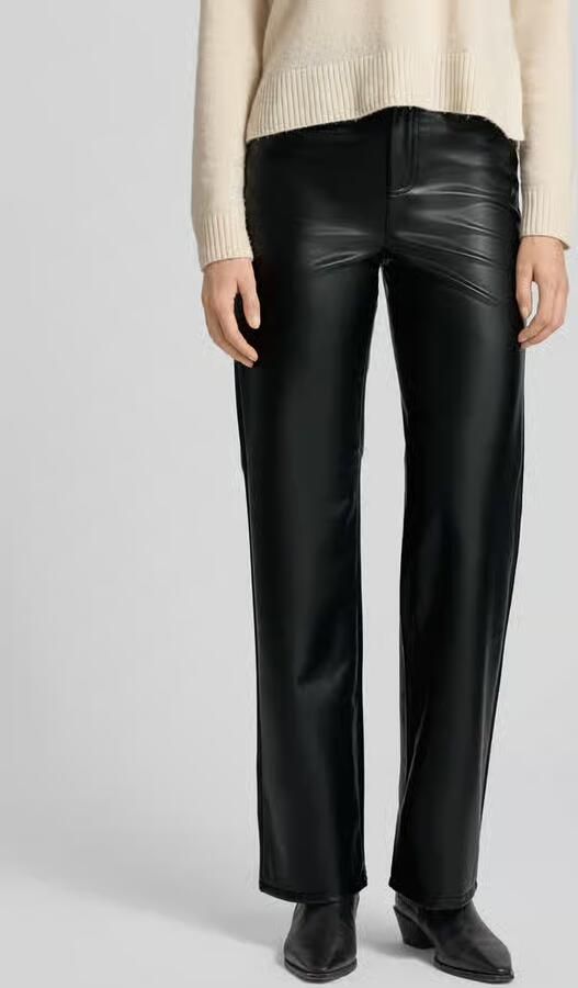 Vero Moda Imitatieleren broek VMTESSA HR WIDE PL PANTS NOOS - Foto 7