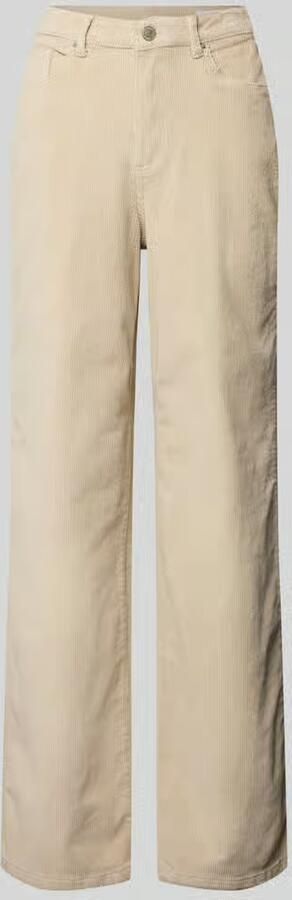 Vero Moda Wide leg corduroy broek van katoenmix model 'TESSA'