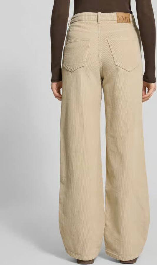 Vero Moda Wide leg corduroy broek van katoenmix model 'TESSA' - Foto 2
