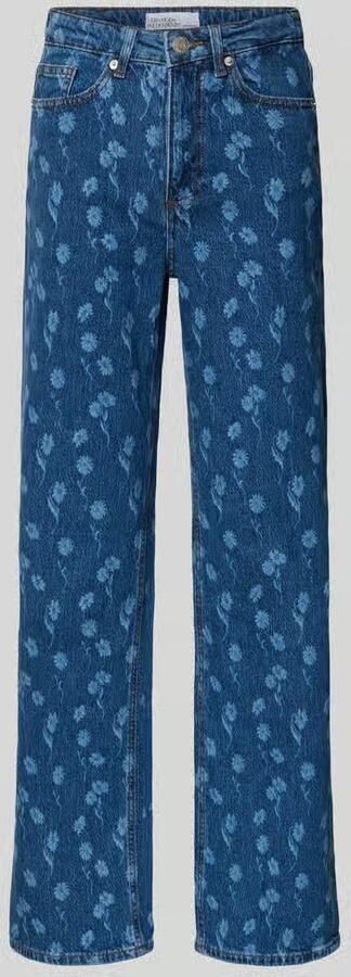 Vero Moda Wide leg jeans van katoenmix model 'TESSA'
