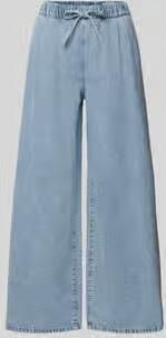 Vero Moda Wide leg jeans van Mix van katoen viscose en Valeria Model 'VALERIA' - Foto 4
