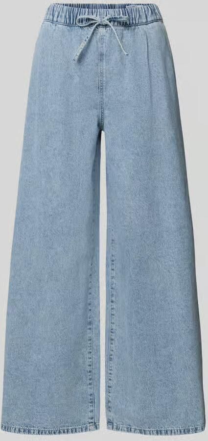 Vero Moda Wide leg jeans van Mix van katoen viscose en Valeria Model 'VALERIA'