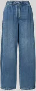 Vero Moda Wide leg jeans van Mix van katoen viscose en Valeria Model 'VALERIA'