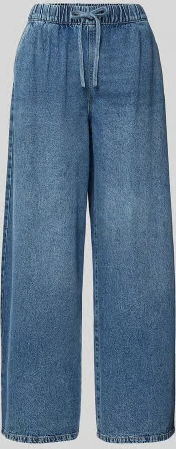 Vero Moda Wide leg jeans van Mix van katoen viscose en Valeria Model 'VALERIA'
