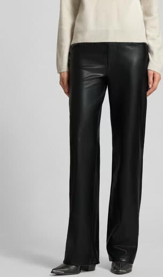 Vero Moda Imitatieleren broek VMTESSA HR WIDE PL PANTS NOOS - Foto 5