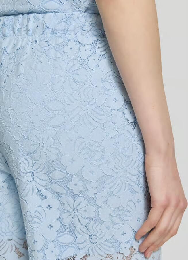 Vero Moda Wijde broek in kantlook model 'HONEY'