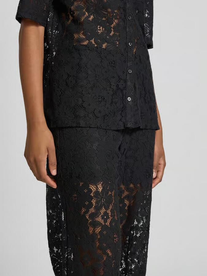 Vero Moda Wijde broek in kantlook model 'HONEY'