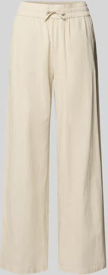 Vero Moda Wijde broek van mix van katoen en linnen model 'CAIA' - Foto 12