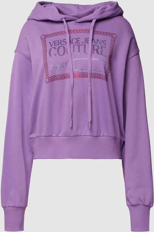 Versace Jeans Couture Sweatshirt 73Hait12Cf01T Paars Dames